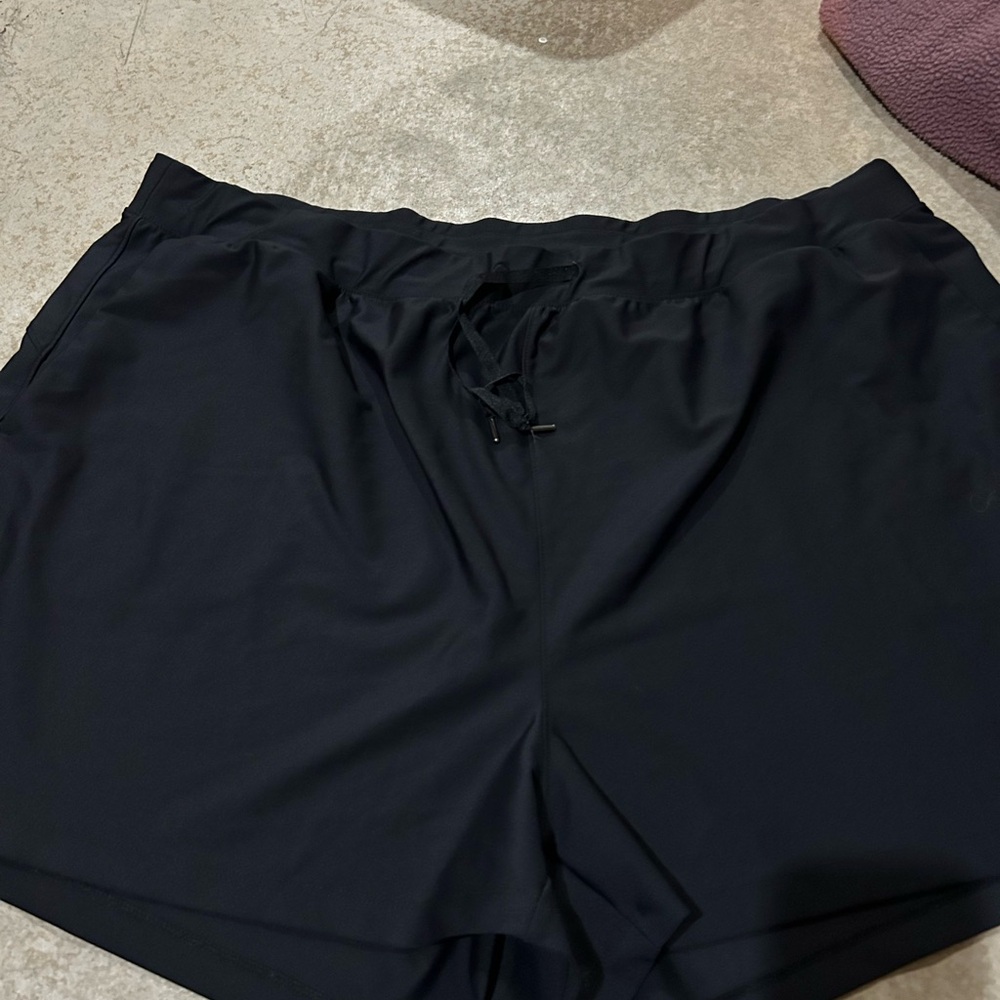 Old Navy Black Athletic Shorts with Elastic Waistband